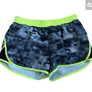 Champion Gray and Neon Green Duo Dry Brief Lined Size Large